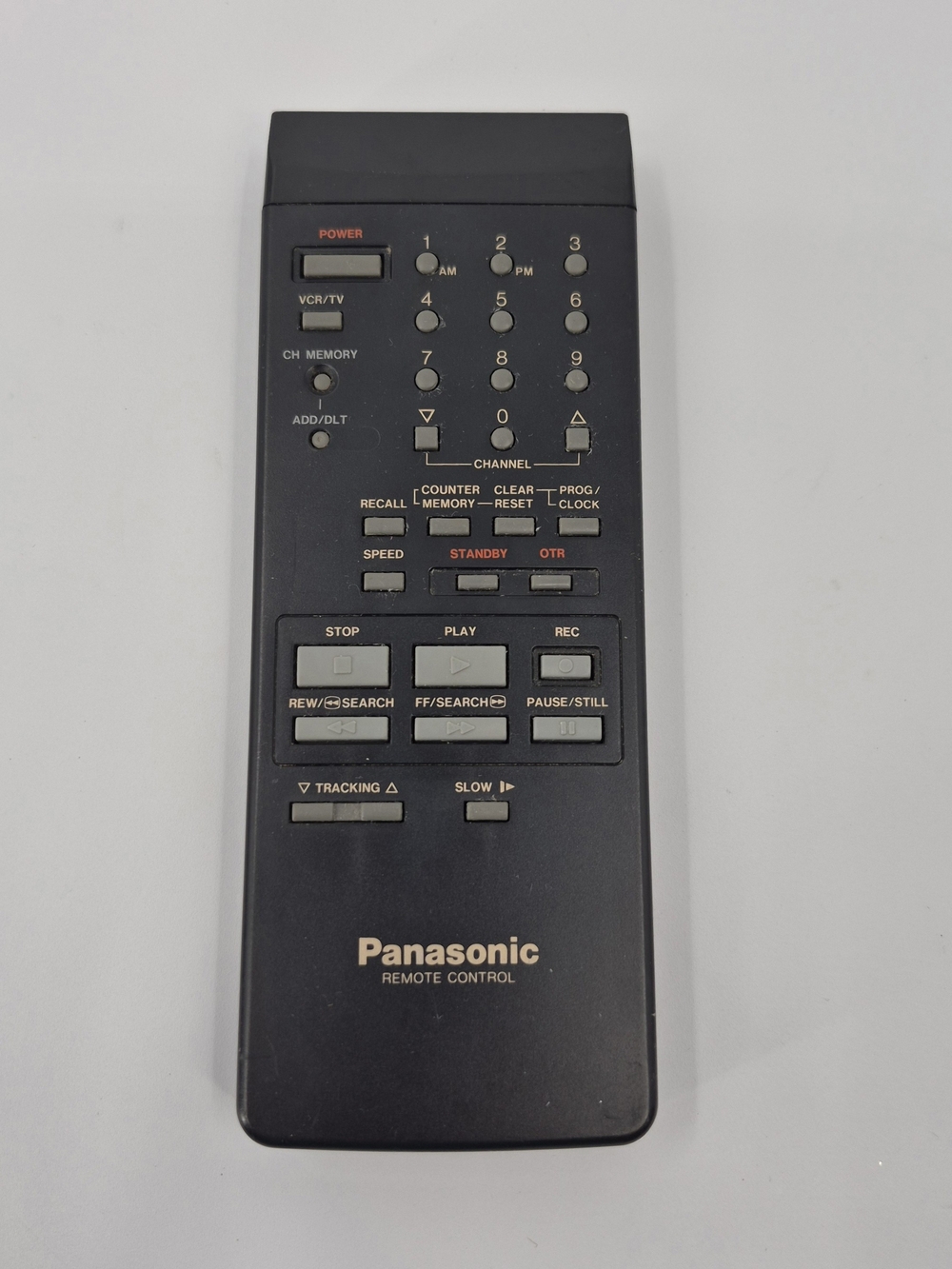 Vintage Panasonic TV VCR Remote Control VSQS0782 Tested